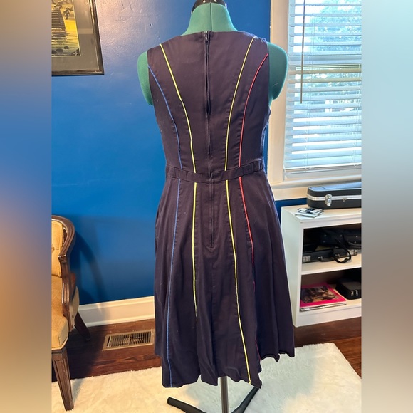 ModCloth Navy Blue Dress, Size L - Picture 6 of 7